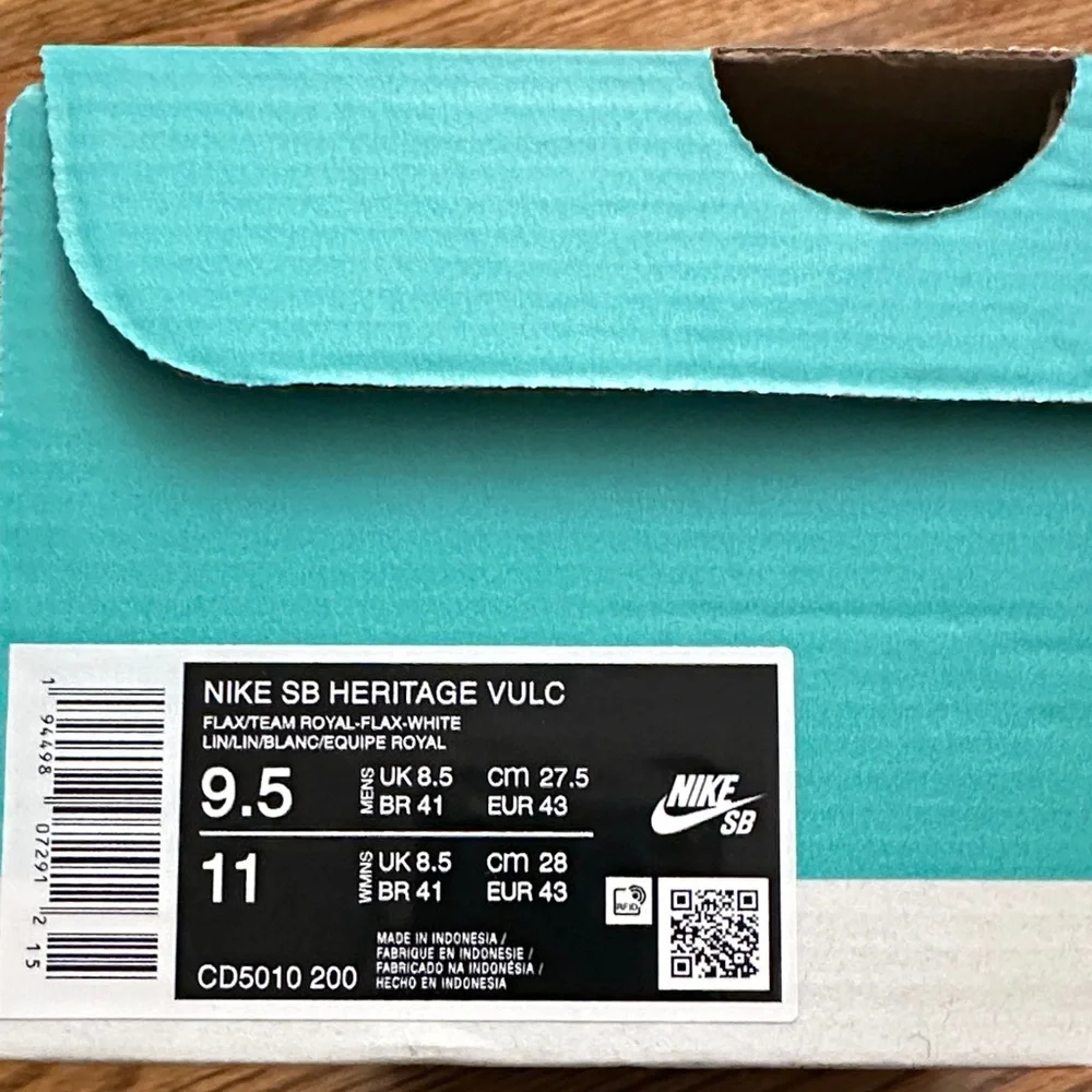 Nike SB Camel and Royal Blue Sneakers - Picture 6 of 6